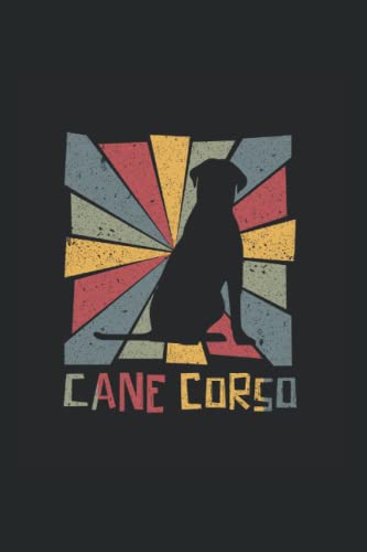  Cane corso: Ruled Notebook zampa Diario Idea regalo cani
