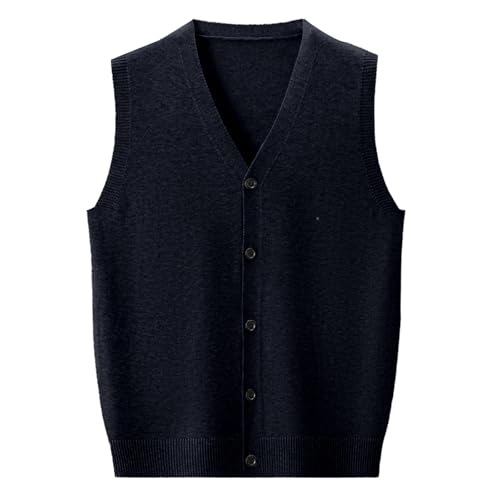 Chaleco de punto para hombre de moda casual versátil todas las estaciones 3