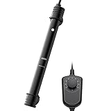NICREW Aquarium Heizung, Temperatur Einstellbare Aquarium heizstab Mit Saugnäpfen, für Aquarien bis 300L, 200 W