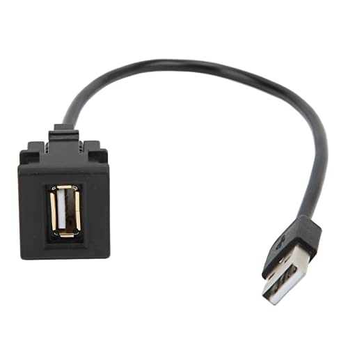 Generic USBソケットケーブル、オス-メスUSBコンセントケーブル12V-30V入力過電流保護交換用カムリプリウス自動車電話用