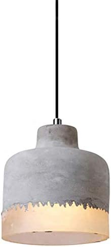 Creative Concrete Pendant Light,Industrial Vintage Cement Ceiling Pendant Lighting,Resin Ceiling Lamp Fixture For Bedroom-A 19x20cm(7x8inch)