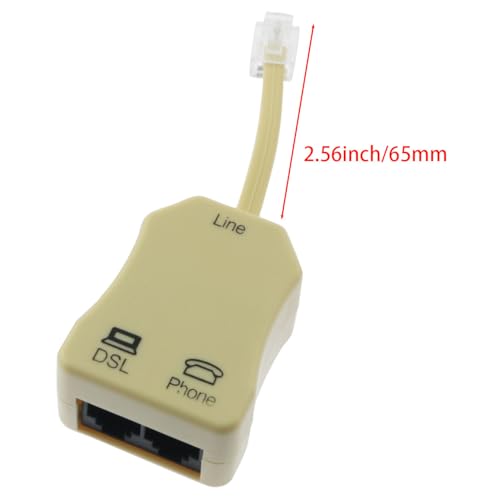 Divisor ADSL beige para solucionar interferencias en impresora y fax 3