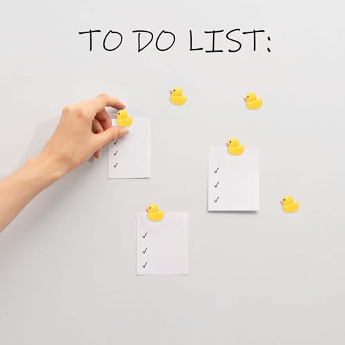 10 imanes de pato decorativos para refrigerador miniatura 4