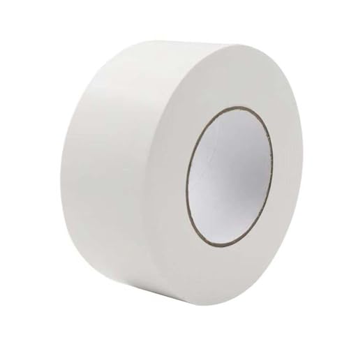 Image of Multi Purpose White Duct Tape 2 Inch X 33 Yards, Heavy Duty Strong Adhesive Tape, No Residue, Waterproof All Weather, Tear by Hand, Industrial Repairs