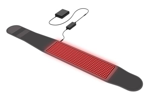 hooga Red Light Therapy Wrap Infrared Light Belt with 405 High-Efficiency LEDs Red & Near-Infrared LED Device for Back Neck Shoulder Waist Wrist for Men and Women