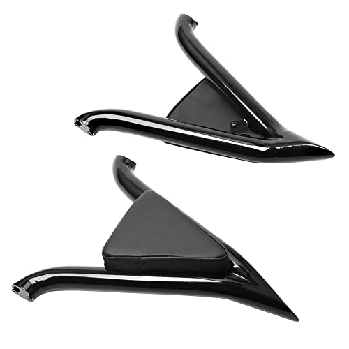 Dherk Black Detachable Rear Passenger Backrest Sissy Bar W/Pad Fits For Harley Touring Road King Electra Street Glide Ultra Limited 2009-2021 2020 (Dr-Mp-720-Bl) #TOP5