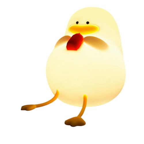 Lámpara de Noche de Pato de Silicona Recargable