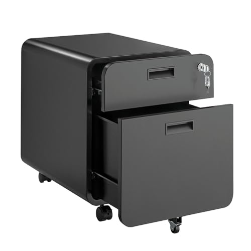 Armoire de classement mobile Logilink EO0080 avec 2 compartiments et roulettes - 8