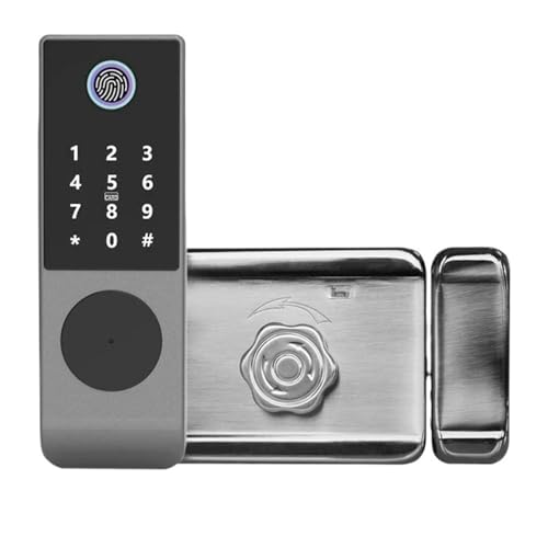 IP66 Waterproof Outdoor Smart Lock Tuya Wifi TTLock Double Side Fingerprint Digital Password IC Card Keyless Electric Door Lock(