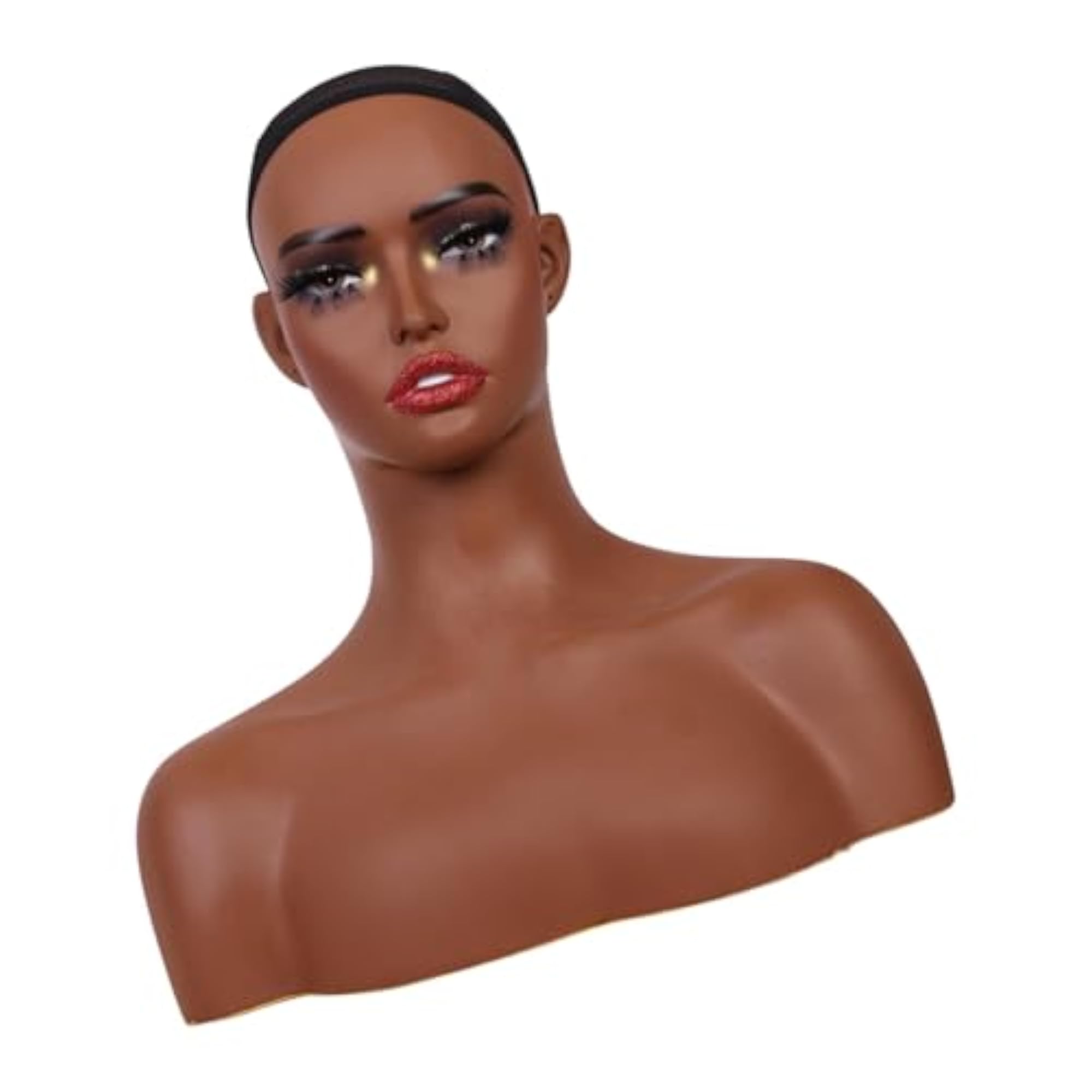 Female Wig Head Mannequin with Shoulder