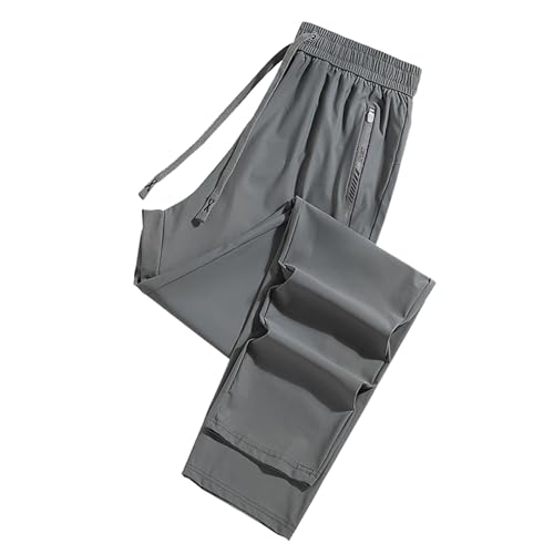 Pantalon été homme fluide contre la chaleur en coton lin respirant