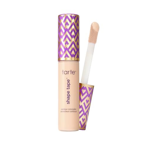 tarte shape tape concealer – Full-Coverage Creaseless Soft Matte Finish, Brightening Under-Eye & Face Makeup, 16hr Longwear, Vegan & Cruelty-Free, full size, 12N fair neutral