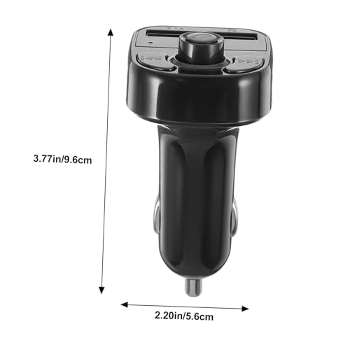Reproductor inalámbrico para coche ABOOFAN con cargador USB manos libres y pantalla voltaje 2