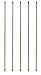 Produktbild Windhager Stahl-Pflanzstab Bambusoptik-SET, Stahl-Rankstab, Pflanzenstütze, Rankhilfe, Pflanzstäbe, Tomatenstäbe, Braun, 5 Stück, 180 cm, 89139