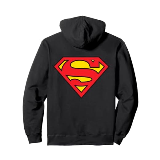 EE. UU. DC Superman + Logo Classic 01 Sudadera con Capucha