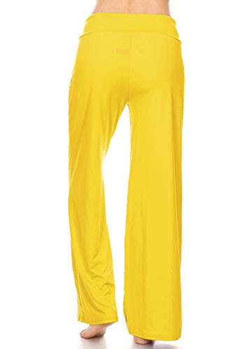 Image of Leggings Depot Women's Wide Leg Drawstring Pajama Pants for Lounge, Sleep