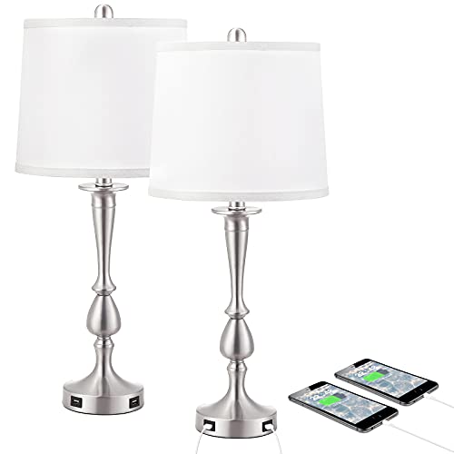 USB Table Lamps Set of 2 - 26