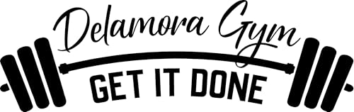 Personalized Custom Gym Name Wall Decal Sticker Customized Choose Size