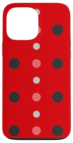 Pink & Red Black Polka Dot Ladybug Cute Lady Bug Polka Dots �X�}�z�P�[�X iPhone 13 Pro Max �p