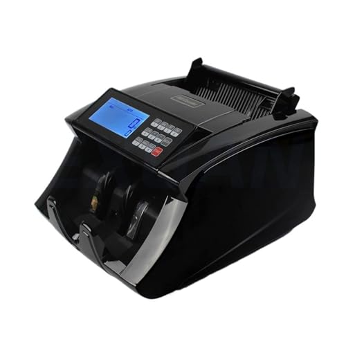 STRAFBRG Contador automático de Dinero en Efectivo con múltiples Monedas, máquina contadora de Billetes con Detector y Pantalla LCD for Euros, dólares estadounidenses, Libras australianas