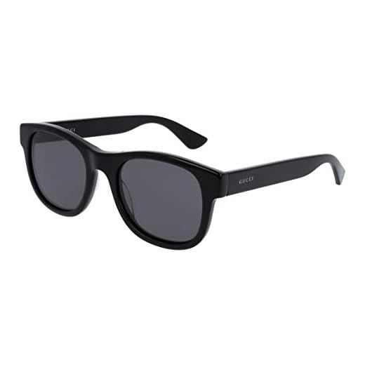 Gucci 0003S_001 (52 mm) solglasögon, svart, 52