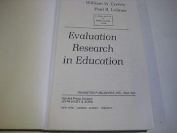 Paperback Evaluation research in education Book