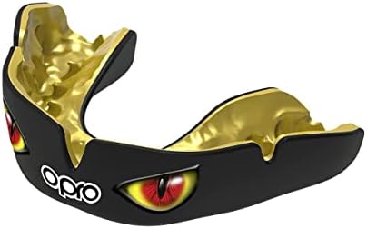 Opro New Instant Custom-Fit Mouth Guard, Dentist Mouthguard, Revolutionary Fitting Technology for Ultimate Comfort, Protection & Fit, Gum Shield for Rugby, Boxing, Hockey, MMA (All Blacks, Adult)