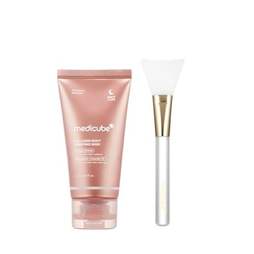 medicube Collagen Night Wrapping Peel Off Facial Mask with Jelly Brush