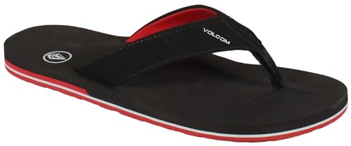 Image of Volcom Men's Victor Sandals - Water-friendly Flip Flops With Comfort Foam Footbed
