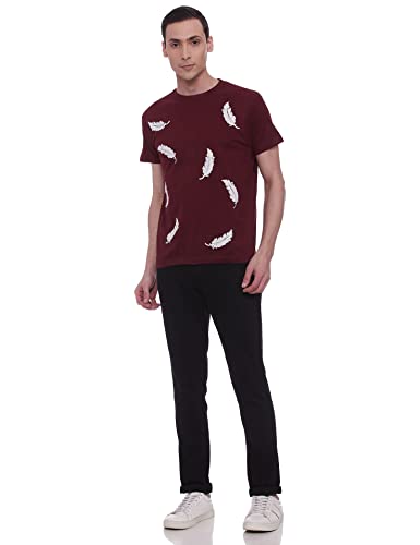 Image of TLF Men's Printed Premium Cotton Regular Fit T-Shirt