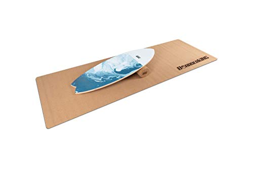 BoarderKING - Tabla de equilibrio para interior, 150 mm x 45 cm (Korkrolle)