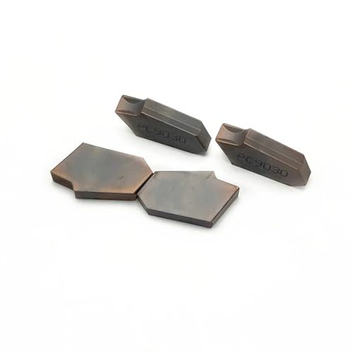 10 piezas Insertos de carburo ranurados para torno CNC miniatura 1