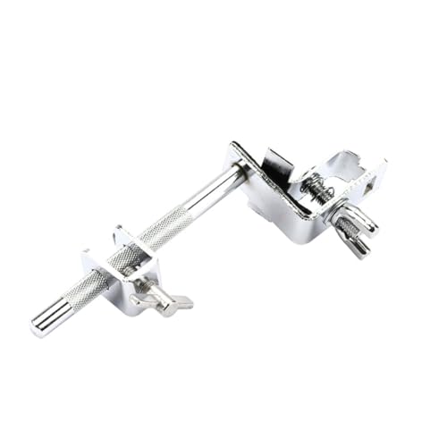 FUNOMOCYA Drum Mounted Cowbell Holder Rotating Drum Clamp Cowbell Extension Clip Support Rod