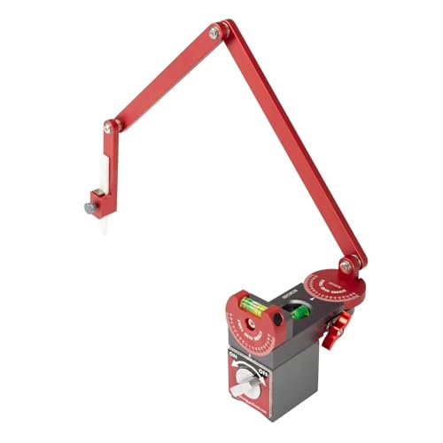 Strong Hand Tools Strong Hand Round Contour Marker Magnet Base On/Off Switch Integrated Leveling Dial Adjustable Marking Line Angle RCM100