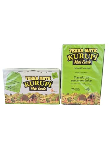 Yerba Mate Kurupí, Mate Cocido, Auténtica Industria Paraguaya, 2 Cajas