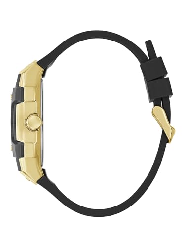 Image of GUESS Black Rectangle Dial Analog Men's Watch - GW0956G2