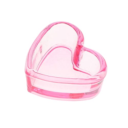 Plato para esmalte acrílico en forma de corazón miniatura 1