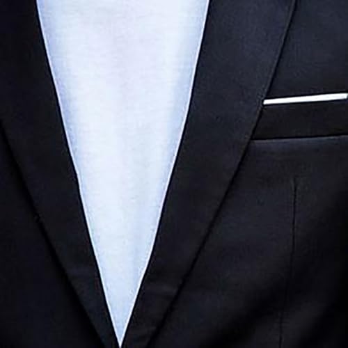 Mens Suit 2 Piece Slim Fit Blazer Jacket Pants Set Classic Big and Tall Suit Business Wedding Party Dress Set4