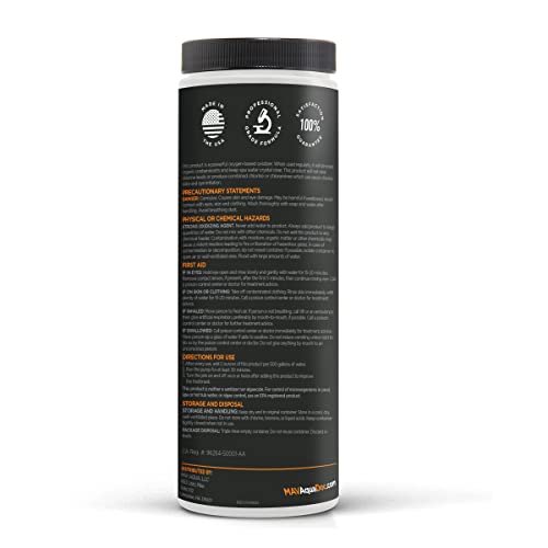 Non-Chlorine Spa Shock For Hot Tub - Chlorine Free Hot Tub Shock Treatment & Enhanced Shock To Assist Bromine & Chlorine Shock - Suitable Chlorine Free Shock Oxidizer - Spa Oxidizing Shock By Aquadoc #TOP6