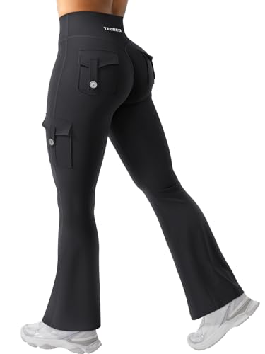 Image of YEOREO CoreFlex Women Workout Flare Leggings