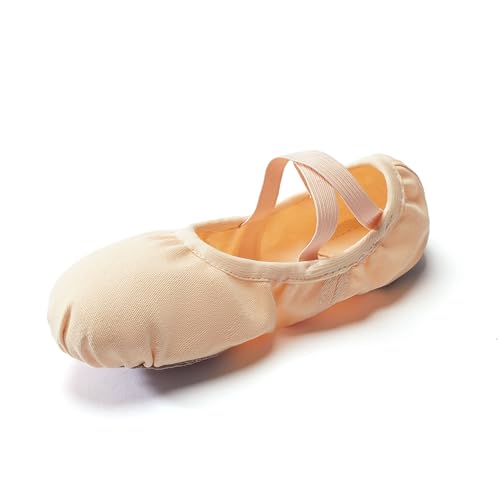 Image of Dance Women's Ballet Shoes Stretch Canvas Dance Slippers Split Sole for Girls /Adult