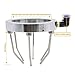 LAPBPVQAAR Spindle Cooling Water Ring Stainless Steel Plastic/Metal Nozzle 360 Degrees Durable Water Spray Ring Machine Tool for Industrial Production, Material Cooling(180mm Metal Nozzle)