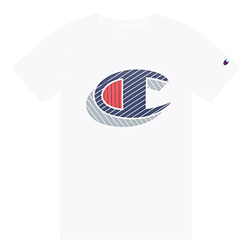 Champion Boys Short-Sleeve Classic Logo Tee/Shirt/T-Shirt