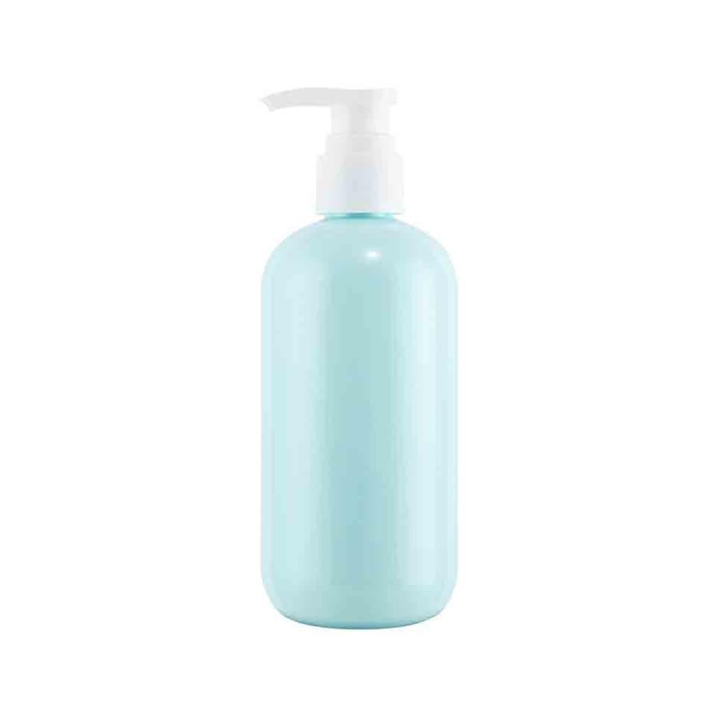 Home Blue Soap Dispenser Round Lotion Bottle Plastic Press Pump Head Home/hotel/bathroom 300ml/500ml Shower Dispensers(Medium)