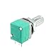 5Pcs Potentiometers Industrial Switches RK097 RK097N 3Pin B1K 5K 10K 20K 50K 100K 500K Switch Shaft 15mm Amplifier Sealing(1K Ohm)