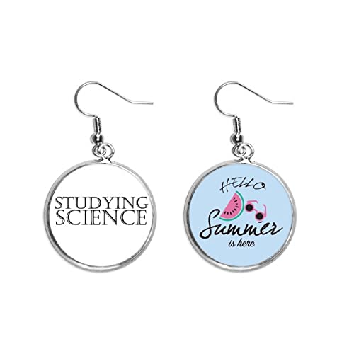 Pendientes de sandía y ciencia ligeros para evitar tirones