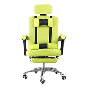 VOSMII bureaustoelen Computer chair, home office chair, mesh footrest chair, reclining lunch break chair