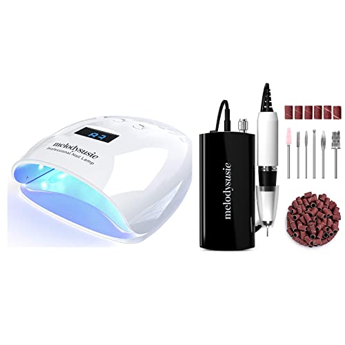 Melodysusie Uv Led Nail Lamp True 54W Professional Nail Dryer For Gel Nail Polish Curing Lamp With 3 Timer Setting, Automatic Sensor, Lcd Display, Detachable Tray Nail Art Tools Accessories #TOP15