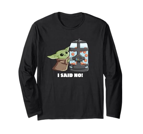 T-shirt manches longues Grogu Star Wars vêtement imprimé The Mandalorian The Child pour adulte