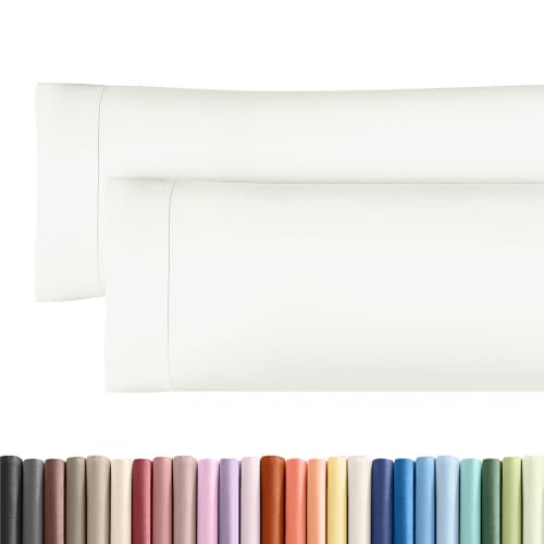 Body Pillow Cases - 2 Pack Pillowcase Covers - 20" x 54" (Antique White)